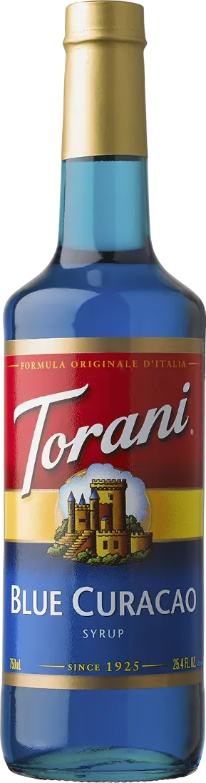 Jarabe Curacao azul 750 ml vidrio