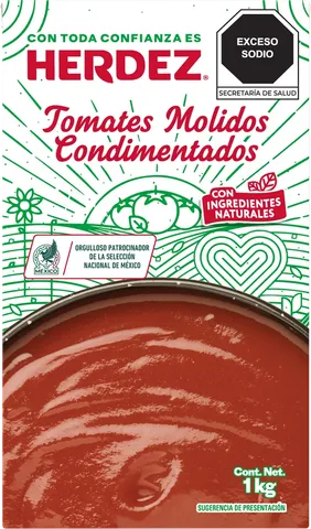 Puré de tomate condimentado Herdez 1 kg