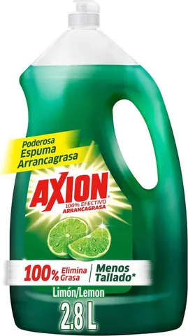 Lavatrastes líquido Axion arrancagrasa limón 2.8 L