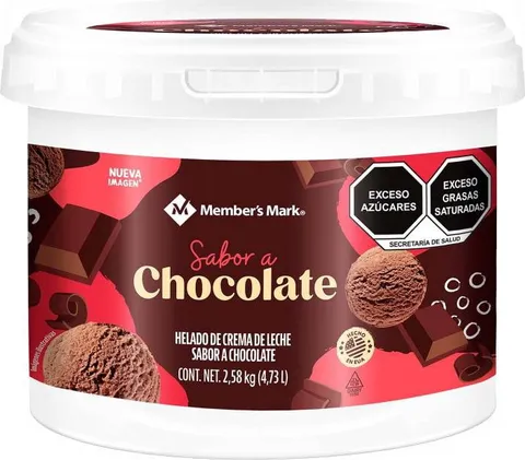 Helado de crema sabor chocolate Member's Mark 4.7 L