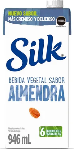 Bebida de almendra sin azúcar Silk 946 ml