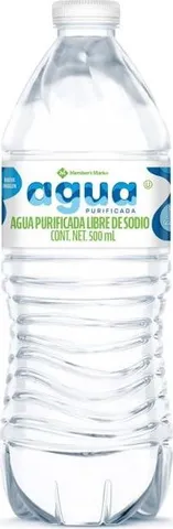 Agua purificada Member's Mark 500 ml