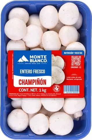 Champiñón entero fresco Monteblanco 1 kg