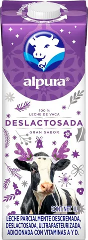 Leche deslactosada Alpura 1 l
